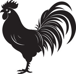 Cluck Crew: Roster Chicken Logo Design Poultry Platoon: Iconic Roster Chicken Graphics