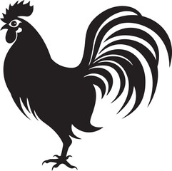 Beak Brotherhood: Roster Chicken Logo Design Coop Clan: Iconic Roster Chicken Graphics