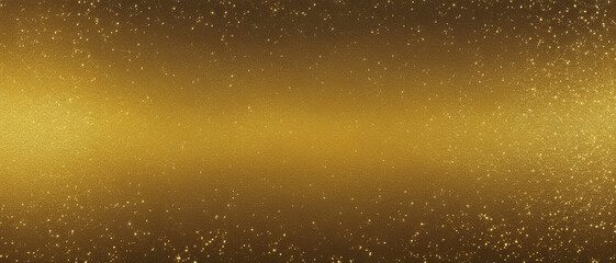 Golden background with glitter and sparkles