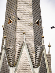 Kirchturmspitze im Kloster Maulbronn