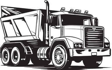 SketchLoad: Sketch of Dump Truck Icon DumpMasterpiece: Vector Sketch Graphic of Dump Truck