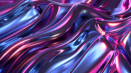 Abstract liquid metal flow background