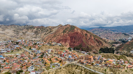La Paz, Valle de la Luna scenic rock formations. Bolivia.
