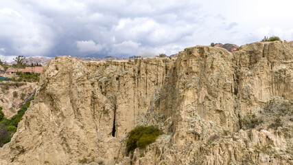 La Paz, Valle de la Luna scenic rock formations. Bolivia.