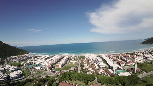 Aerial view of Florianopolis, SC, Brazil, Praia Brava