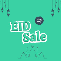 Eid Sale post, Eid Mubarak, muslim shopping 