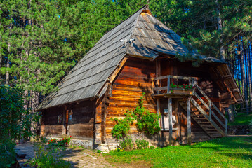 Open-air museum Staro Selo in Sirogojno in Serbia