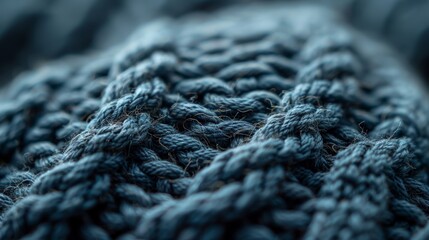 An image of a tag composition of clothing on a knitted texture background