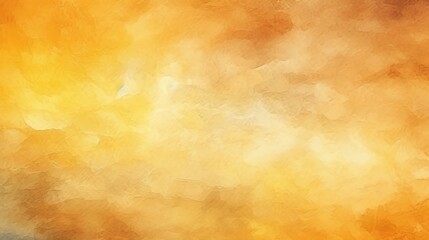Abstract yellow and golden watercolor background texture. Grunge texture design concept.