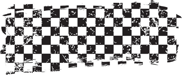 checkered flag grunge effect vector file racing flag 