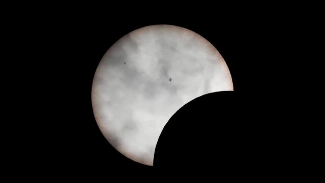 Solar eclipse 2024 4k