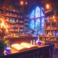 Enchanted Herbarium: A Mystical Apothecary for Alchemical Delights