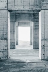 Fototapeta premium Minimalist invitation template