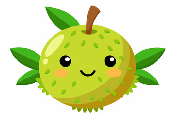 breadfruit food vector illustration