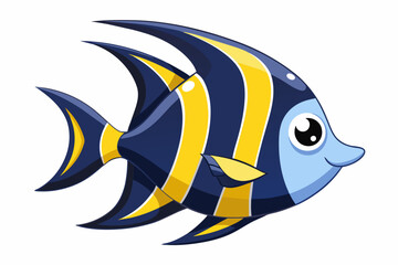 angelfish vector illustration