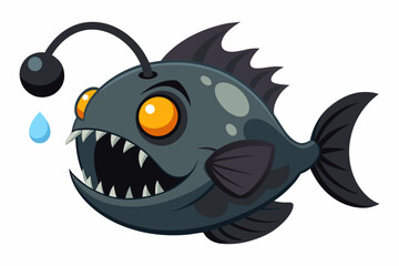 anglerfish vector illustration