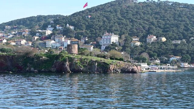  Prince Islands in the Marmara sea, coastline in Istanbul