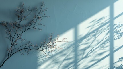 Tree Casting Shadow on Wall