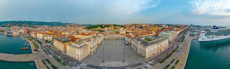 Aerial view of Piazza della Unit?