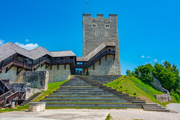 Celje castle during a sunny day, Slovenia