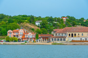 Obraz premium Ram village at riverside of Danube in Serbia