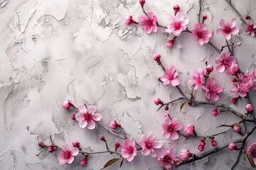 A beautiful pink flower with a blue sky in the background. The flower is in full bloom and the sky is clear and bright