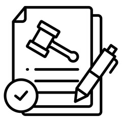 Amendment  Icon Element For Design