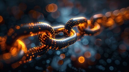 The implications of blockchain for enhancing transparency and security in financial transactions. - obrazy, fototapety, plakaty