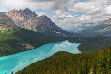 Lake in Mountains (Peyto Lake)