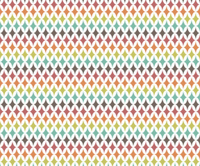 Retro Seventies Mid Century Colorful Abstract Background Pattern