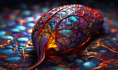 diseased organs, organ with obvious signs of swelling, cancer