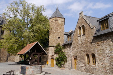 Schlosshof Schloss Mansfeld