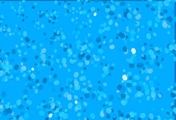 Light BLUE vector pattern with bubble shapes.