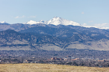 Boulder Colorado Landscape Spring 2024, Longs Peak
