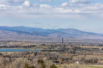 Boulder Colorado Open Valley Landscape Spring