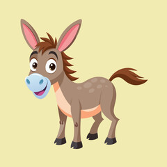 Cartoon panda smile and happy vector image
