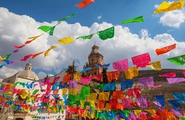 Foto op Plexiglas Colonial architecture in Mexico © Galyna Andrushko
