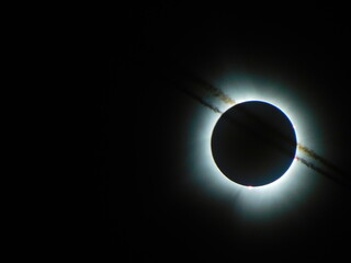 Flight across the Eclipse