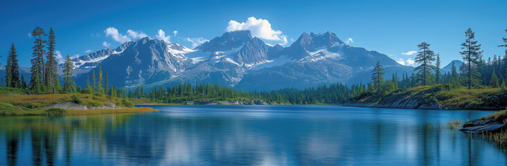 lake in the mountains