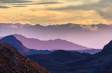 Foto auf Alu-Dibond Mountains silhouette © Galyna Andrushko
