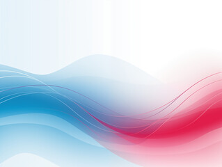 Abstract Blue and Pink Wave Background