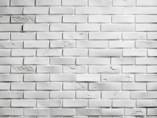 Texture of a white brick wall forms the backdrop