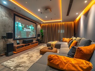 High-Definition Projector & Screen: Home Cinema Essentials