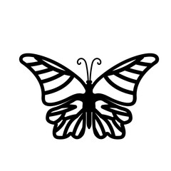 Aesthetic Butterfly Silhouette
