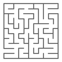 Simple Square Maze Labyrinth