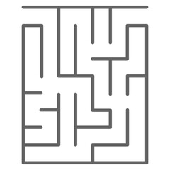 Simple Square Maze Labyrinth