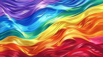 Obraz premium abstract colorful background with waves