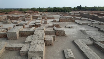 Ancient ruins of a lost civilization Mohenjo Daro