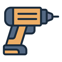 hand drill electric icon
