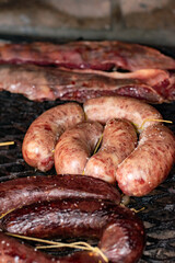 chorizo argentino on the grill